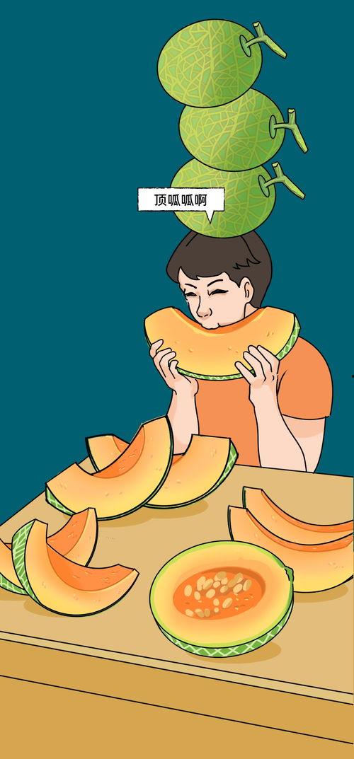 吃瓜手绘图文,趣味横生的夏日消暑神器