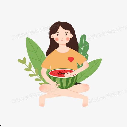 吃瓜手绘图文,趣味横生的夏日消暑神器